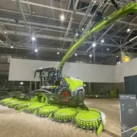 Ensileuse Claas Jaguar 1200 et bec à maïs Orbis 12000