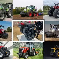 Photos de tracteurs agricoles équipés d'un moteur FPT.