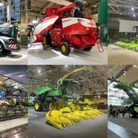 Ensileuse Krone Big X 1180, Moissonneuse-batteus Lovol, ensileuse John Deere F9, ensileuse Claas Jaguar 1200, automotrice AVR Puma, moissonneuse-batte