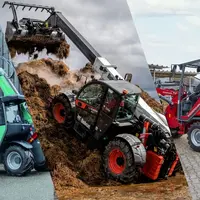 chargeurs télescopiques Bobcat, Kramer et valet de ferme Weidemann