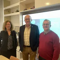 Sylvie Domenech, Stéphane Leblond et Étienne Webre, respectivement secrétaire général adjointe, président et délégué général du Sedima.
