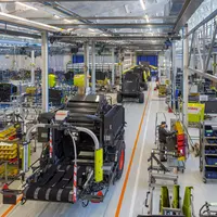 Usine de production de presses Claas à Woippy (Moselle)
