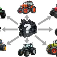 Photos avec des tracteurs Deutz-Fahr, Kubota, Case IH, John Deere, Fendt, JCB, Valtra et Claas.