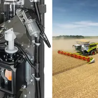 Capteur NIR Nutrimeter Grain sur moissonneuse-batteuse Claas Lexion