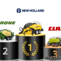 Podium presses à balles cubiques New Holland, Krone, Claas