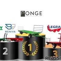 Plateaux fourragers Ponge, Querry, Beniva et Legrand sur un podium