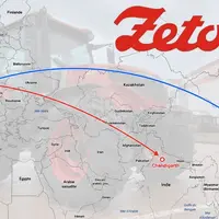 Tracteur Zetor et carte des sites de production