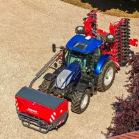 Trémie frontale Horsch Partner 2.5 FT et tracteur New Holland T7.210