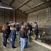 Les étudiants du CFPPA de Neuvy se sont rendus sur l’exploitation de Mathieu Olivier, à Buxières-les-Mines.