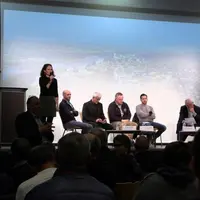 Table ronde sur le thème 
« Changement climatique : Quels impacts pour les filières et le territoire », animée par Marie Renaud.