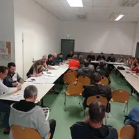 Une cinquantaine de personnes a répondu présente à l’Assemblée générale du Syndicat du Cheval de Trait Bourbonnais.