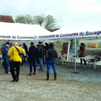 Site de Deux Chaises - Partenaires présents : Chambre d'agriculture, CFPPA, Ets Jeudy et CCBB.