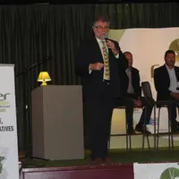 Jean-Marie Seronie, consultant agro-économiste, invité à livrer son analyse lors de l’assemblée générale de Socaviac-Feder, le jeudi 7 juin dernier à