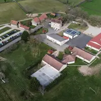 Photo aérienne de la MFR de Limoise.