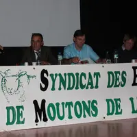 De gauche à droite à la tribune du Sema, le vendredi 4 novembre dernier : Michèle Michèle Boudoin, présidente de la Fédération nationale ovine (FNO),