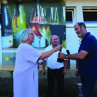 Remise du prix médaille d’Or Blanc 2019 : « Domaine de Bellevue » JL Pétillat.