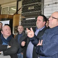 Discussion autour du dispositif « sécheresse » mis en place par la Région avec Gilles Cabart, président de la FNSEA03 et Geoffrey Rivaux, président de