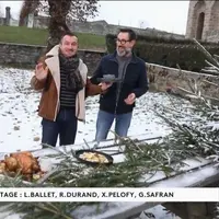 Ici en compagnie du chef Laurent Krieger, du restaurant « Le 16 Arts ».