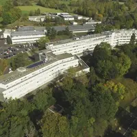 Vue aérienne du site de Theix, siège du nouveau Centre INRAE Clermont-Auvergne-Rhône-Alpes.