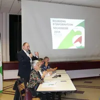 Plus de 400 agriculteurs sont venus assister aux réunions d’informations sécheresse organisées par la Chambre d’agriculture de l’Allier sur l’ensemble