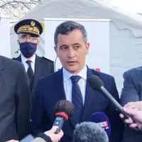 De gauche à droite : Julien de Normandie, ministre de l’Agriculture, Gérald Darmanin, ministre de l’Intérieur et Joël Giraud, secrétaire d’État à la R