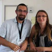 Fabien Plasson et Anne-Laure Reverdy, animateurs de la Chambre d’agriculture de l’Allier détaillent les points importants d’une conversion en élevage