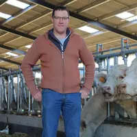 Thierry Barbaud, un éleveur satisfait de l’expertise proposée par Agro-Service 2000.