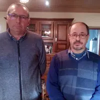 Alain Audin a installé le système de pompage du forage chez Maurice Dessert à Marigny.