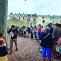 L’animateur d’Interbev, Slimane, a sensibilisé les plus grands comme les plus jeunes, au métier d’agriculteur.