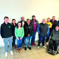 Les représentants des producteurs laitiers de la région réunis à Saint-Flour les 18 et 19 janvier.