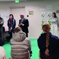 Philippe Chopin, Préfet du Puy-de-Dôme, a visité le forum des métiers de l'agriculture organisé par Terre d'Emplois63 dans les locaux de la Chambre d'