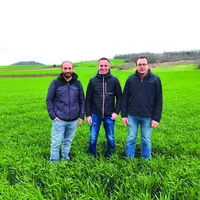 Florian Loire, Vincent Delarbre et Philippe Planche se sont engagés dans le projet des réserves de substitution dans le but de pérenniser leurs exploi