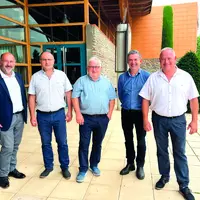 Les acteurs de la nouvelle interprofession Interp’Aura réunis fin juin à Montrond-les-Bains.