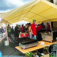 Les JA de l'intercanton d'Ambert proposaient un menu 100% local, avec un burger... à la fourme d’Ambert évidemment !