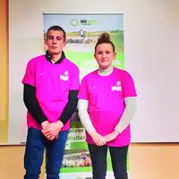Justine Sabadel et Adrien Chambon ont remporté la finale régionale Auvergne des Ovinpiades des jeunes bergers.