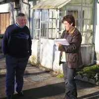 Annie Soulier aux côtés de Georges Audebert pour le Gaec des Myrtilles