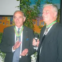 Henri de Benoist a remis la cravate de Commandeur du Mérite Agricole à Pierre Pagesse