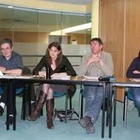 De gauche à droite : Eric Brugière responsable administratif du Cad, Michèle Delesveaux, présidente, François Madeuf Copagno, Céline Marville Ovimonts
