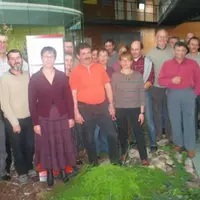 Les administrateurs d’Agri Remplacement posent ici aux côtés de leur présidente, Sylvie Guélon et de Viviane Chomette, présidente d’Agri Emploi 63