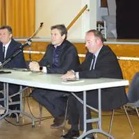 De gauche à droite : Jean-Marc Boyer, sénateur du Puy-de-Dôme, Mathieu Darnaud, sénateur de l’Ardèche et 
Laurent Duplomb, sénateur de la Haute-Loire