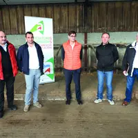 De gauche à droite : André Bernard, président de la chambre régionale d'agriculture PACA, David Chauve, Sébastien Windsor, président de l'APCA, Vincen