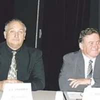 De gauche à droite : Gilbert Missonnier, président EDT Cantal, Jean-Louis Pothier, président EDT Allier, Gérard Napias, président EDT national et Patr