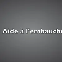 Aide à l'embauche