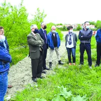 Le Préfet Philippe Chopin, aux côtés du directeur de la DDT Armand Sanséau, est venu présenter le plan de soutien aux agriculteurs sinistrés par l'épi