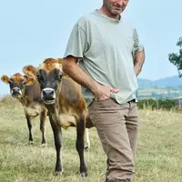 Patrick Ganne ne regrette pas d’avoir adopté la Jersiaise. Plus rustique, elle lui demande moins de temps de travail et produit un lait de meilleure q