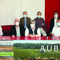 L’équipe de l’UPRA Aubrac réunie en Lozère pour l’assemblée générale.
