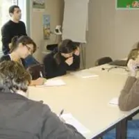Olivier Melloux, technicien à Sicaba, a présenté aux élèves la société et son fonctionnement actuel.
