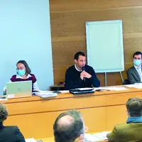 Magali Boulleau, directrice de la CDA63, David Chauve, président de la CDA63 et Guilhem Brun,nouveau DDT du Puy-de-Dôme