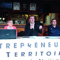 Éric Alexandre (au centre) président des EDT du Puy-de-Dôme s'inquiète de l'envolée des prix des énergies et du matériel. Il est aux côtés de Martine