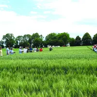 Lors de la visite de la plateforme d'Arvalis à Sardon, un point météo complet a été fait avant la présentation des 39 variétés à l'essai (Ndlr : événe
